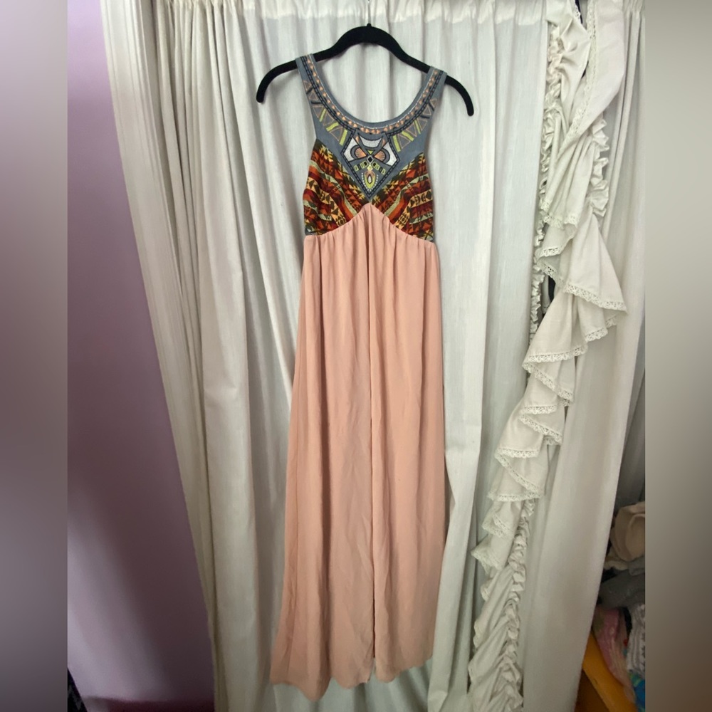 Flying Tomato Embroidered Maxi Dress